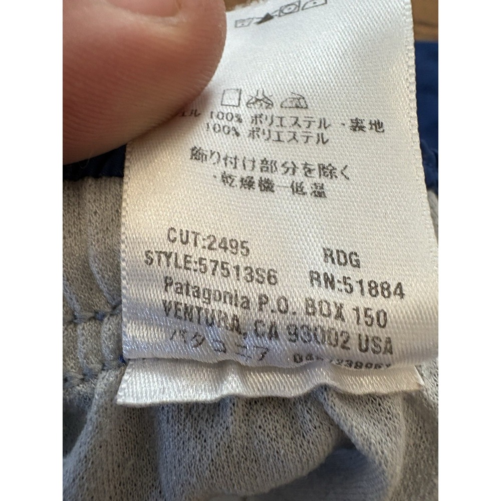 Vintage Patagonia Men's Large Blue Long Haul Runners Shorts Lined - Picture 7 of 8